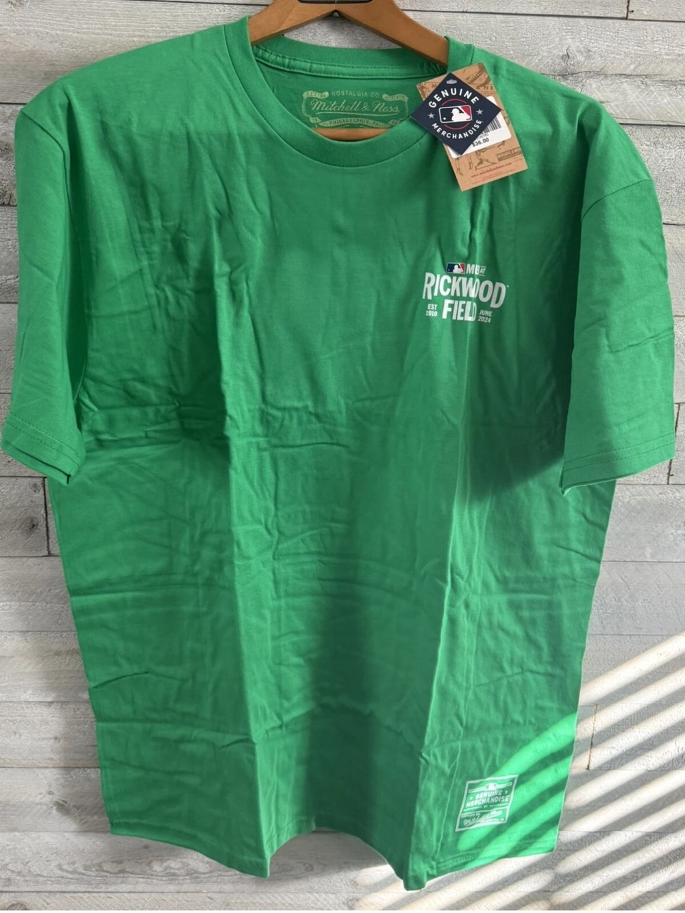 MLB AT RICKWOOD FIELD JUNE 20, 2024 GIANTS VS CARDINALS T-shirt Size XLarge